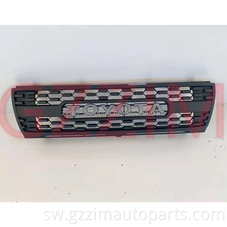 Gari Front Grill Auto Front Grille Front Bumper Grille kwa 1997-2000 Tacoma na LED au la